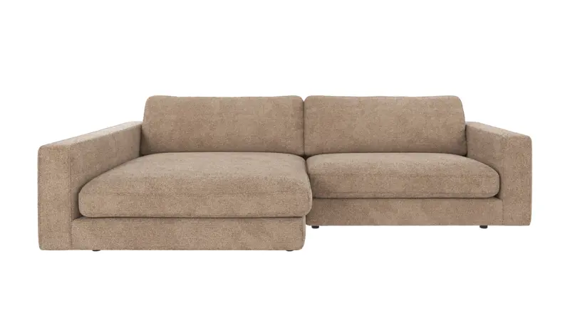 122338 b sb A Duncan sofa 3-seater-chaise longue L grey-beige fabric Robin #109 (c3).