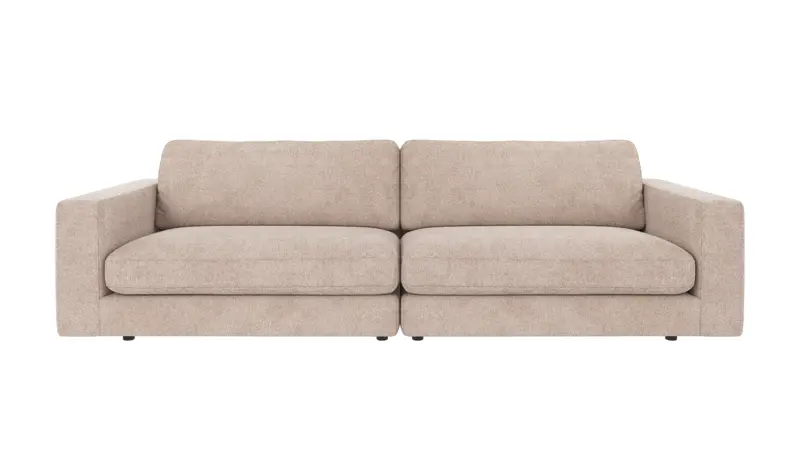 124244 b sb A Duncan sofa 3-seater light beige fabric Greg #3 (c2).