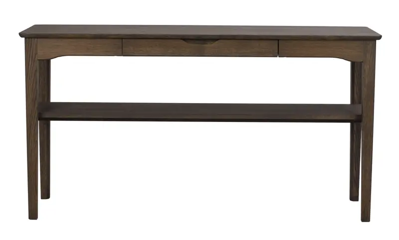 123142 b sb a Markham console table brown oak.