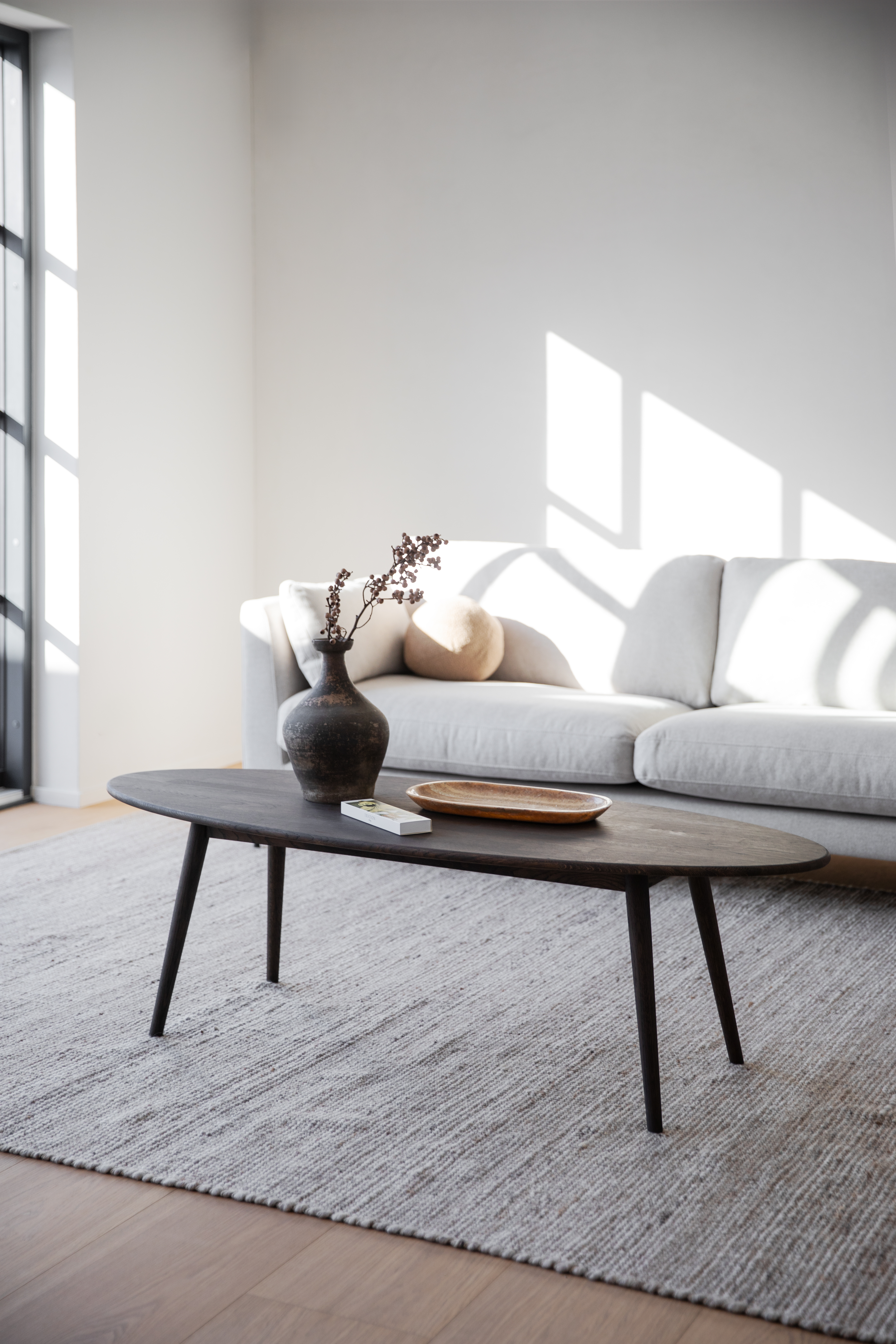 Tompkins couchtisch, Braun, 150x60 cm