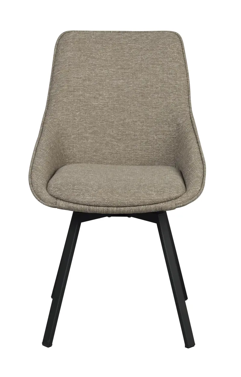 117863 b sb a Alison swivelchair dark beige black.