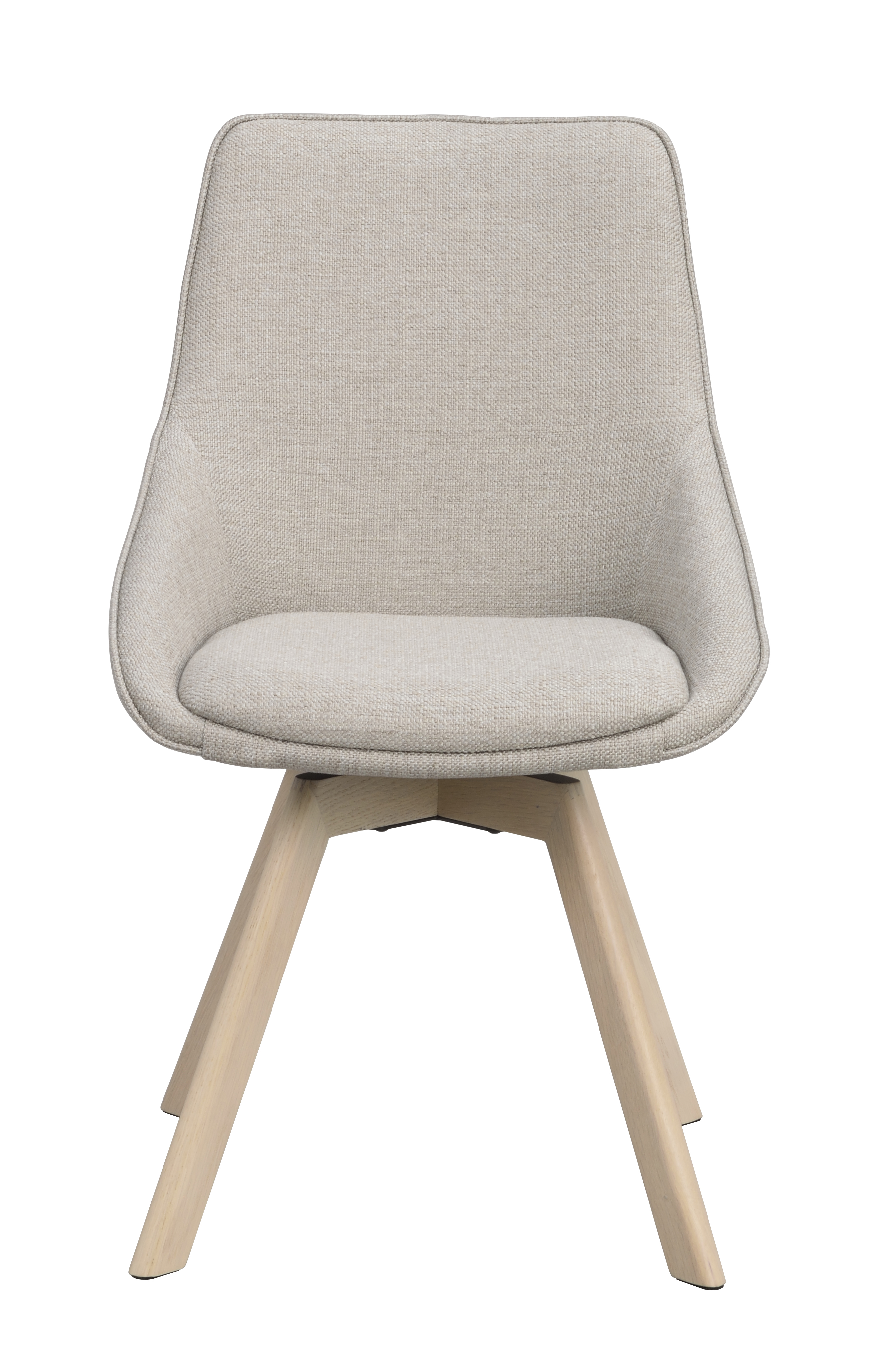 Alison chair, Swivel, Beige/whitewash | Rowico Home