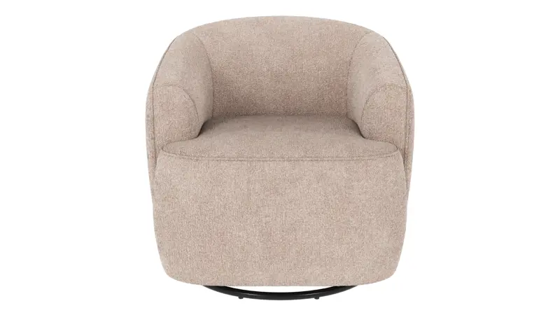 125463 b sb A Dermot lounge chair swivel+swing light beige fabric Greg #3 (c2).