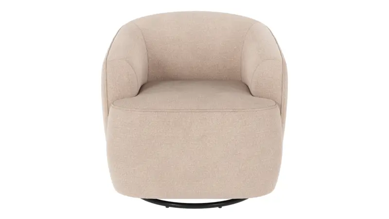 125471 b sb A Dermot lounge chair swivel+swing light beige fabric Rita #1 (c2).