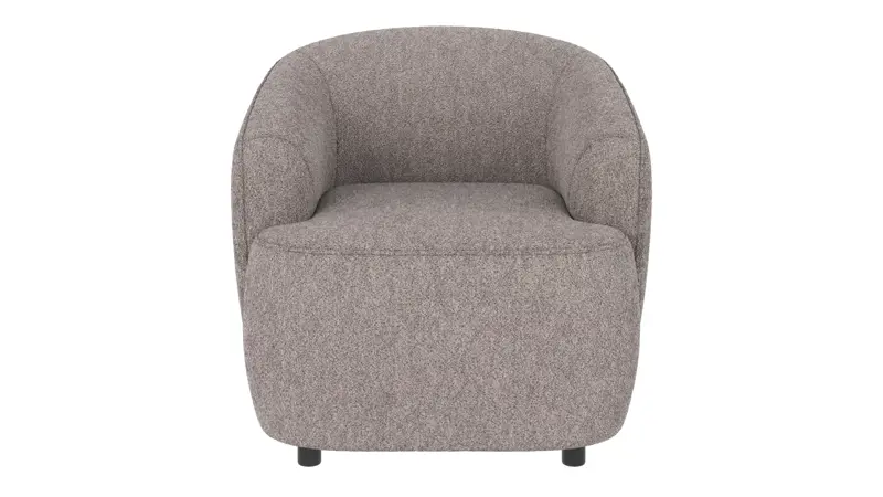125500 b sb A Dermot lounge chair grey fabric Alice #149 (c4).