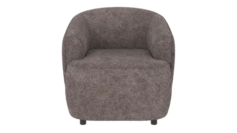 125413 b sb A Dermot lounge chair dark grey fabric Anna #18 (c3).