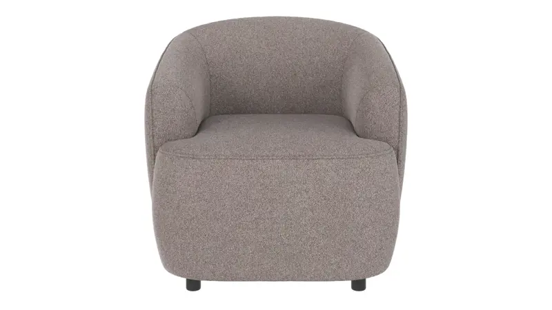 125420 b sb A Dermot lounge chair grey-beige fabric Brenda #7 (c1).