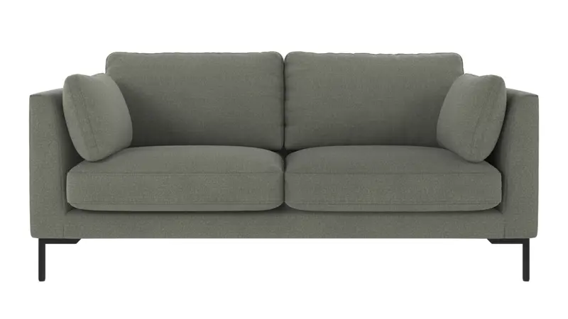 129201 b sb A Corwin sofa 2,5-seater green fabric Rita #158 (c2).