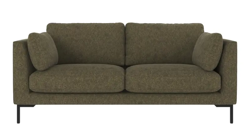 129271 b sb A Corwin sofa 2,5-seater green fabric Brenda #77 (c1).