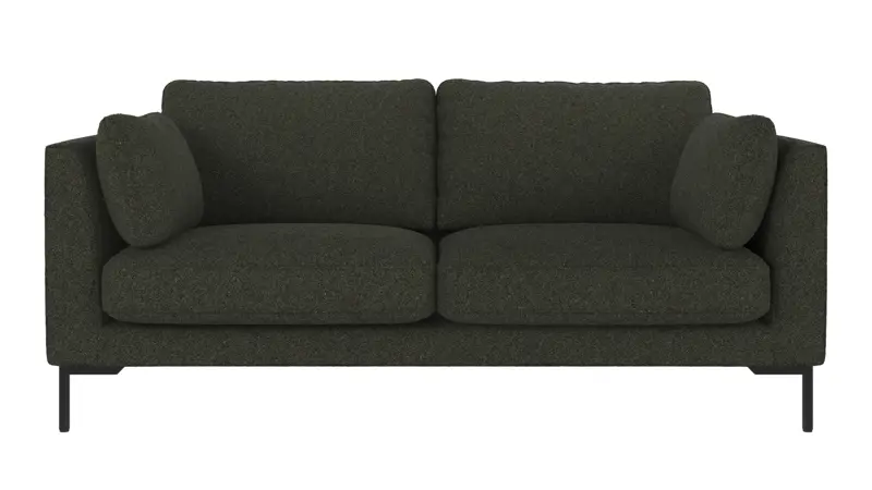 129621 b sb A Corwin sofa 2,5-seater green fabric Alice #162 (c4).
