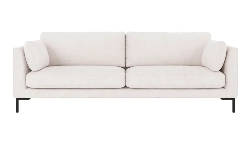 129420 b sb A Corwin sofa 3-seater white fabric Greg #1 (c2).