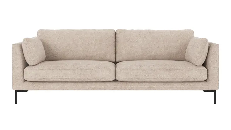 129470 b sb A Corwin sofa 3-seater light grey fabric Robin #01 (c3).