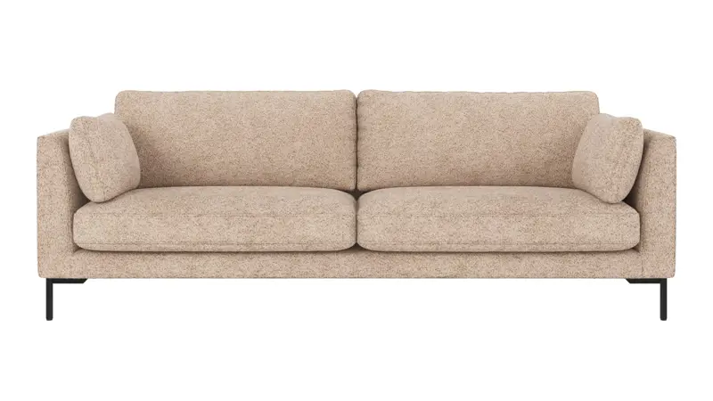 129540 b sb A Corwin sofa 3-seater light beige fabric Anna #2 (c3).