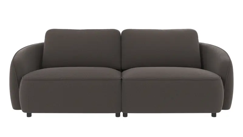 125060 b sb A Norris sofa 3-seater darkgrey fabric Rita #68 (c2).