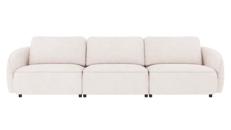 124581 b sb A Norris sofa 4-seater white fabric Anna #1 (c3).