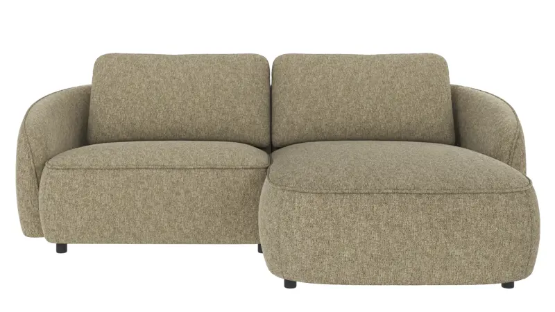 124752 b sb A Norris sofa 3-seater-chaise longue R green fabric Max #55 (c2).