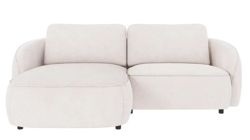 124834 b sb A Norris sofa 3-seater-chaise longue L white fabric Greg #1 (c2).