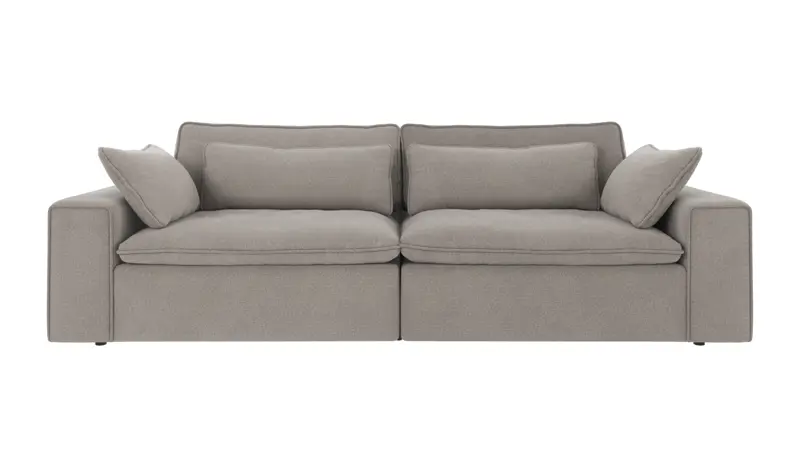 122762 b sb A Rawlins sofa 3-seater Maxi light grey fabric Rita #167 (c2).