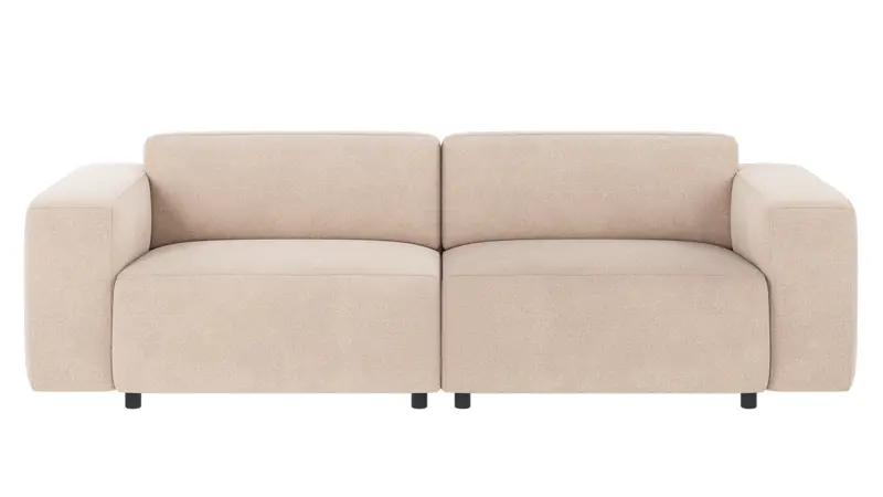 121940 b sb A Willard sofa 3-seater light beige fabric Rita #1 (c2).