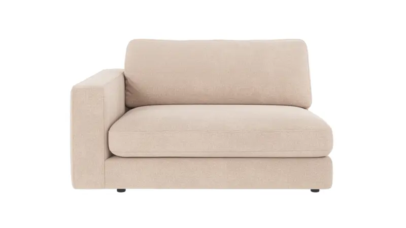 126200 b sb A Duncan 1,5 seater L light beige fabric Rita #1 (c2).