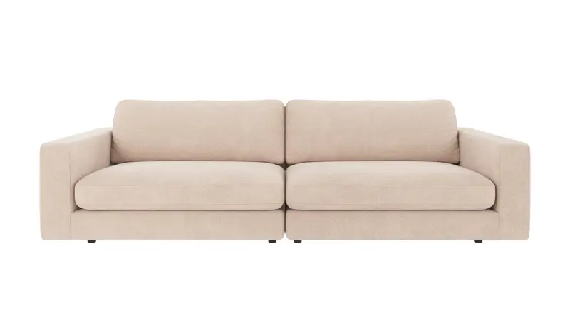 124344 b sb A Duncan sofa 3-seater light beige fabric Rita #1 (c2).