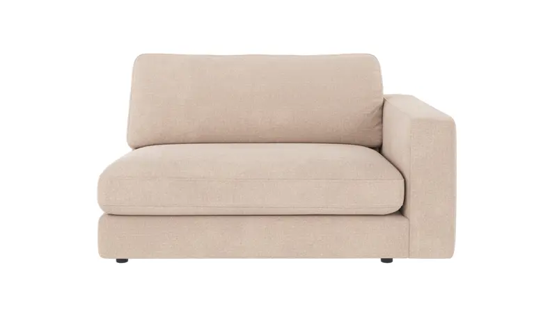 126201 b sb A Duncan 1,5 seater R light beige fabric Rita #1 (c2).