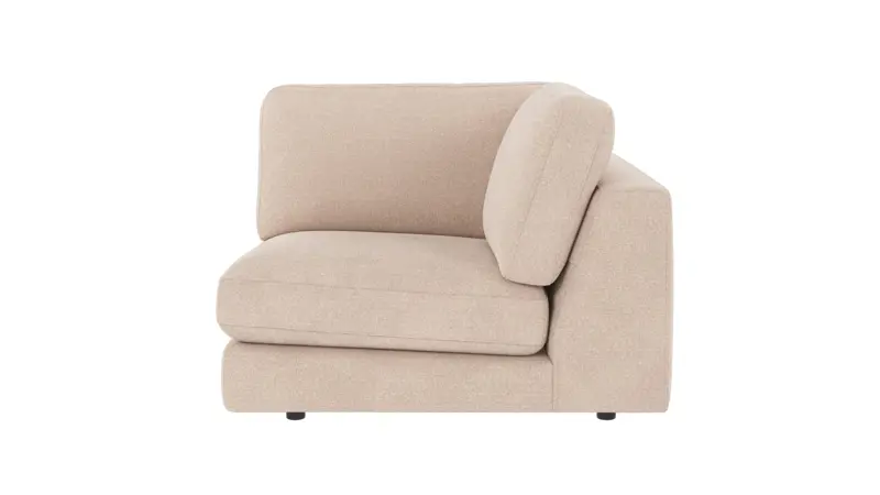 126202 b sb A Duncan 1 seater Corner light beige fabric Rita #1 (c2).