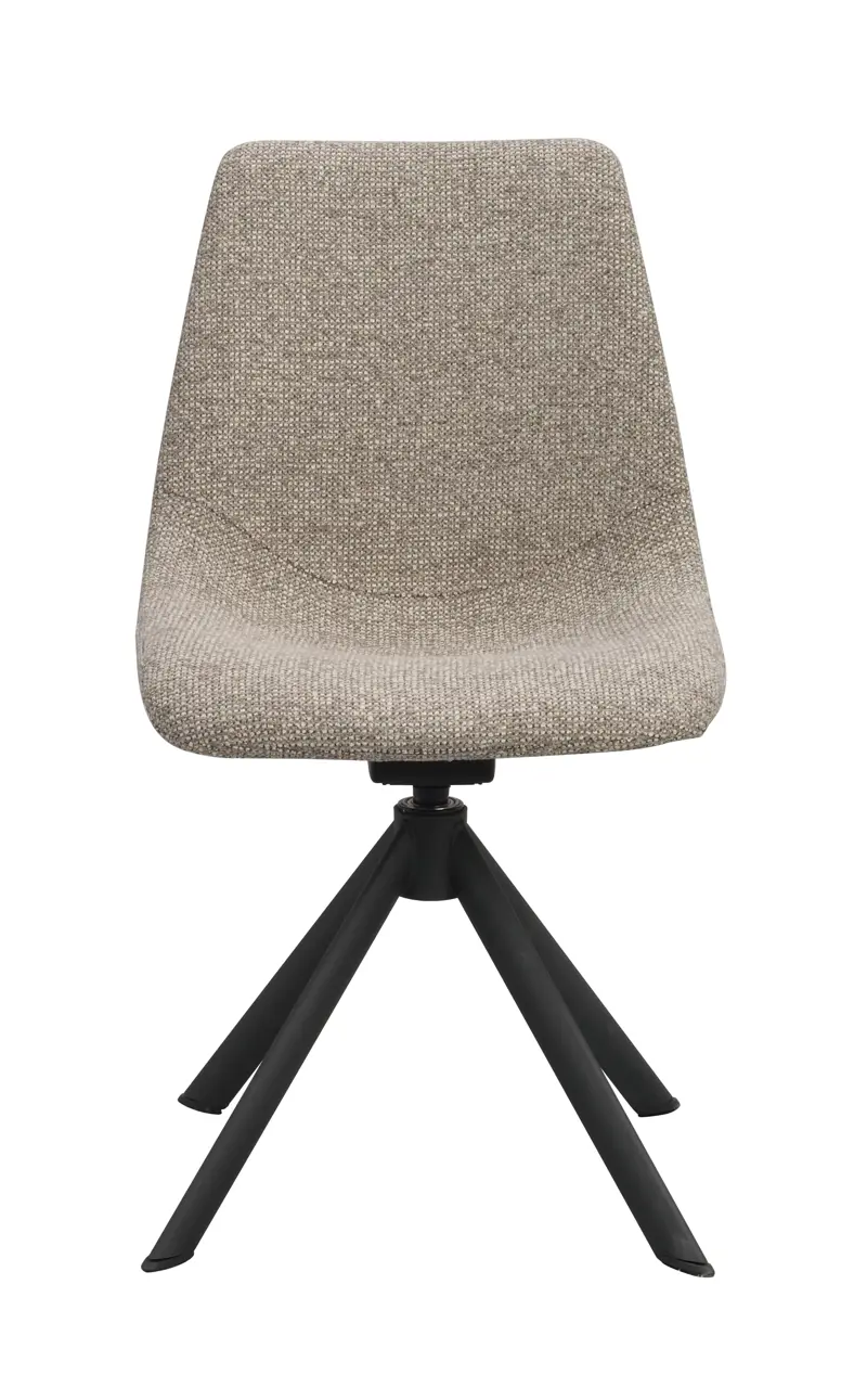 123194 b sb A Dunmore swivel chair darkbeige black.