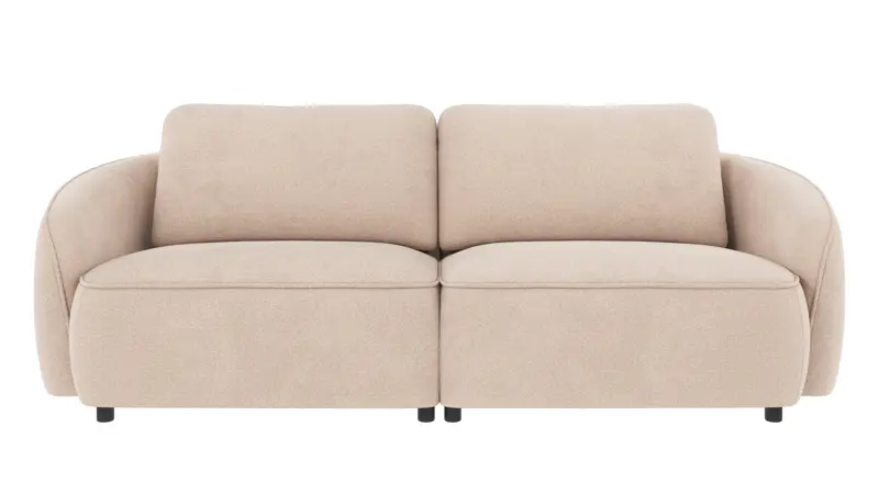 125050 b sb A Norris sofa 3-seater light beige fabric Rita #1 (c2).