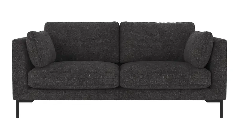 129481 b sb A Corwin sofa 2,5-seater dark grey fabric Robin #66 (c3).