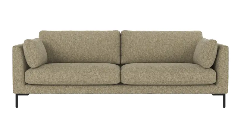 129290 b sb A Corwin sofa 3-seater green fabric Max #55 (c2).