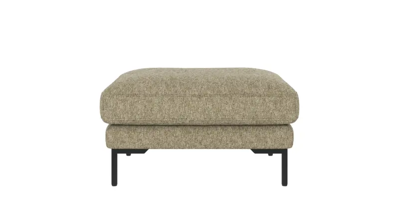 129292 b sb A Corwin foot stool green fabric Max #55 (c2).