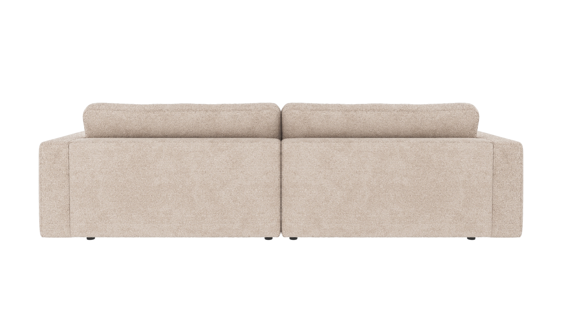 Duncan 3-seater sofa, Robin #01 light grey, 258x103x78 cm | Rowico