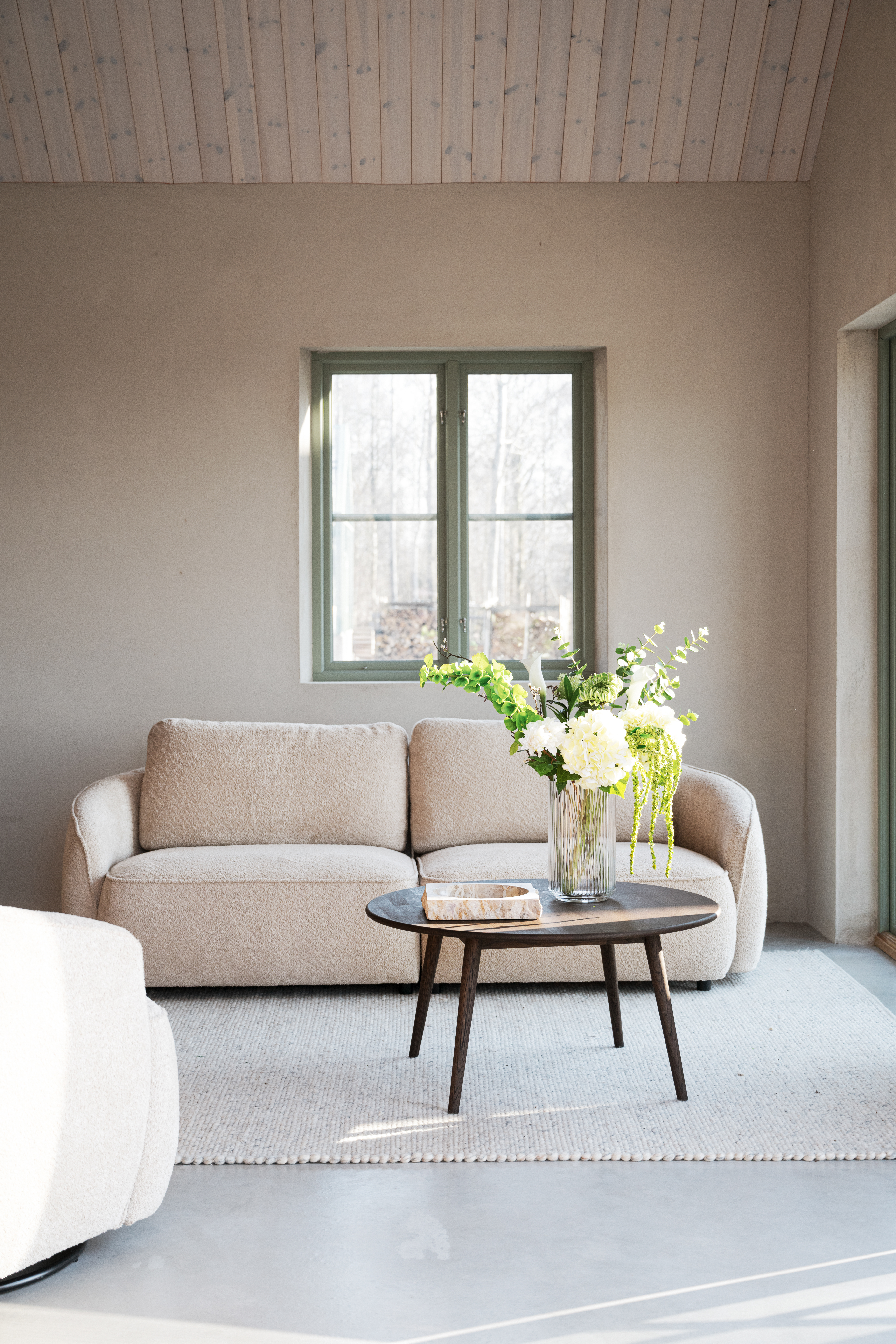 Norris 3-seater sofa, Anna #2 light beige, 226x102x80 cm | Rowico Home