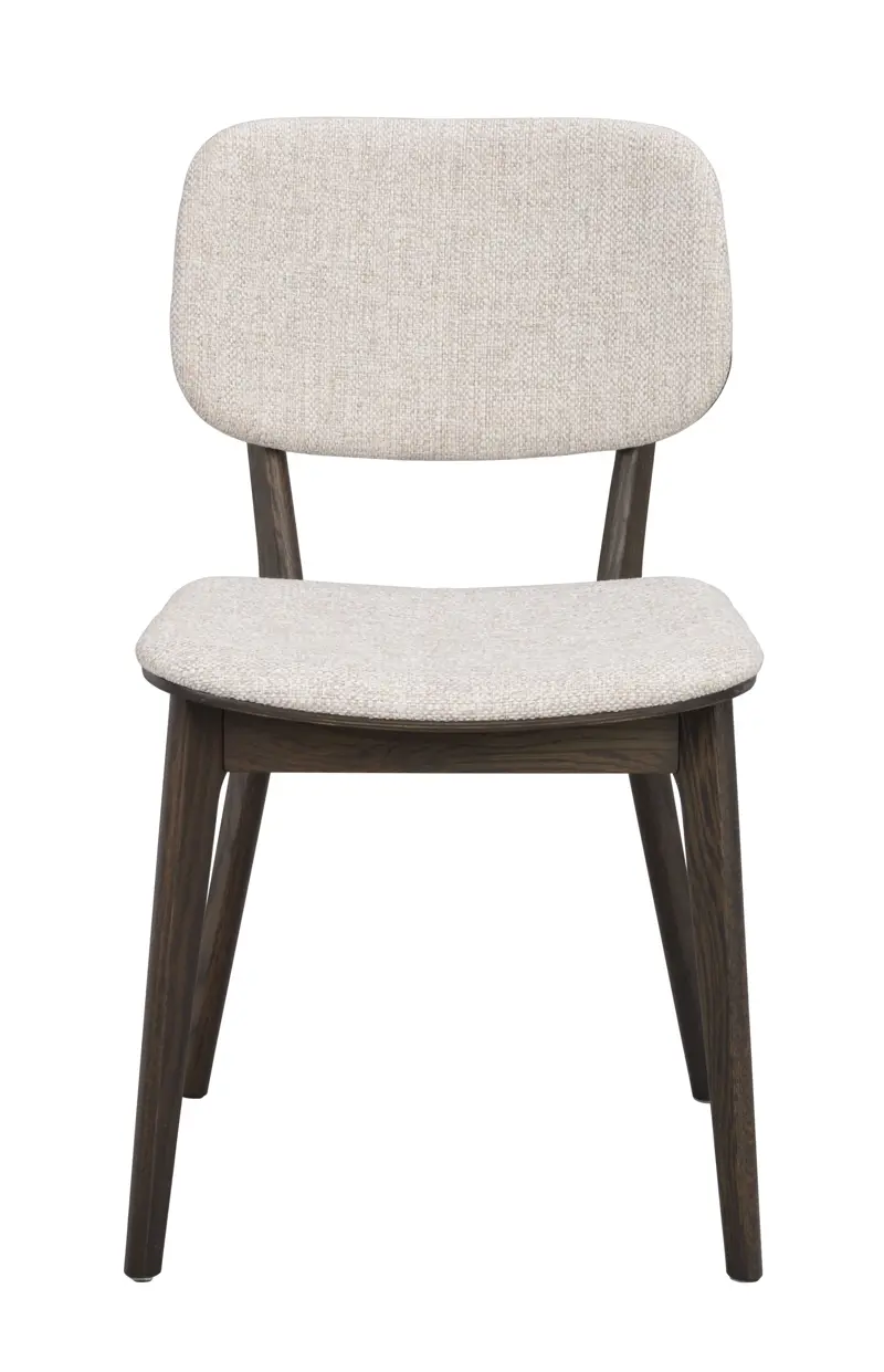 121288 b sb a Barret chair brown oak beige.