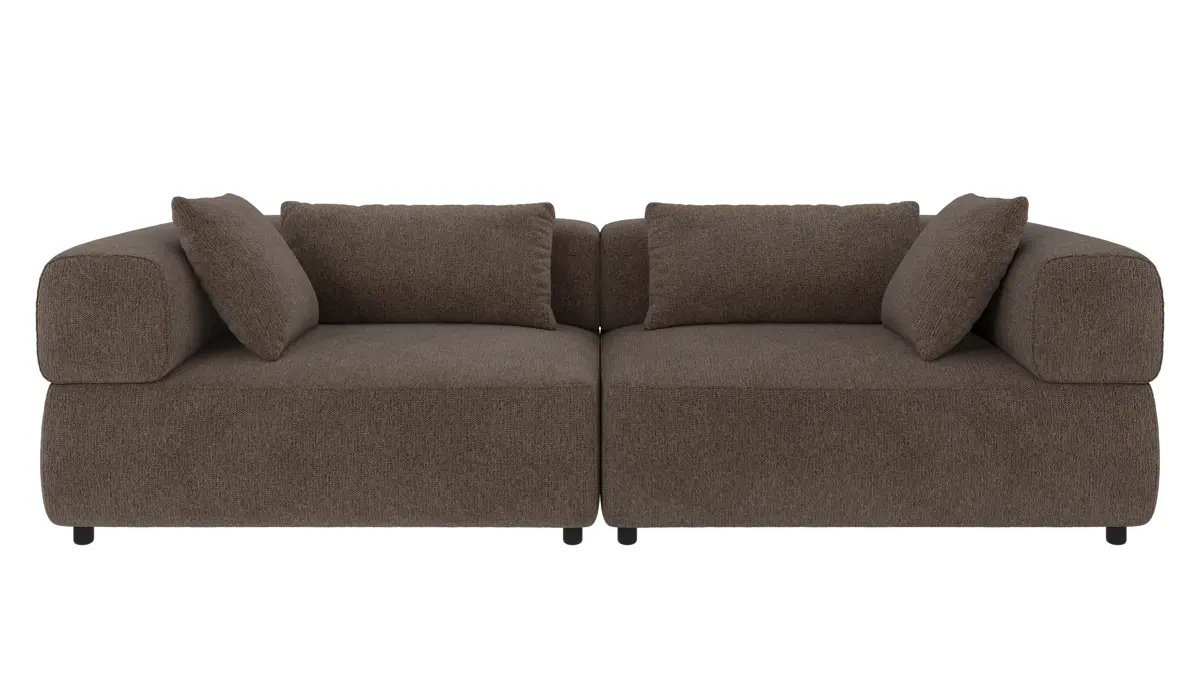 Falkner 3-seater sofa, Max #176 brown-grey, 246x105x67 cm | Rowico Home