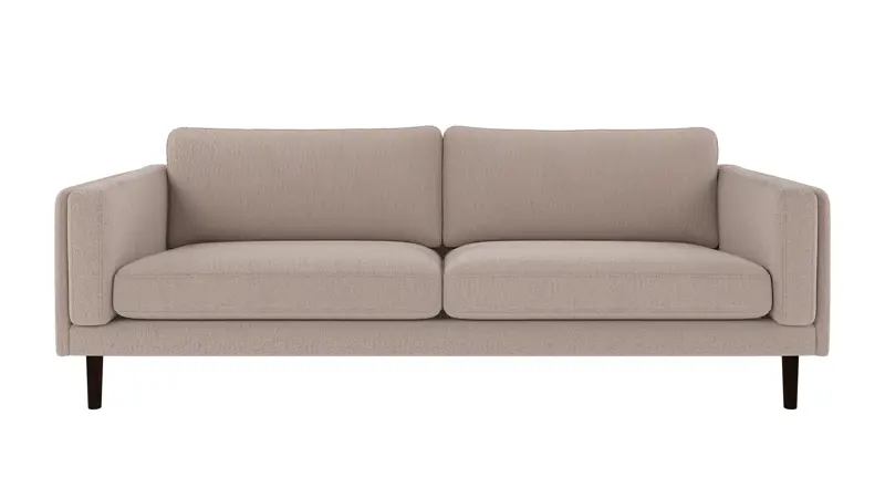 123853 b sb A Braden sofa 3-seater light beige fabric Alice #01 (c4) brown oak legs.