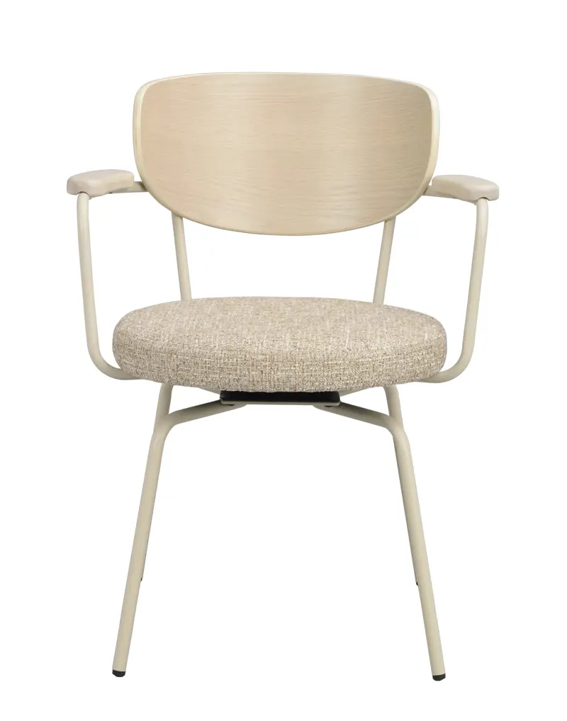 128310 b sb a Merrick swivel chair beige beige metal.