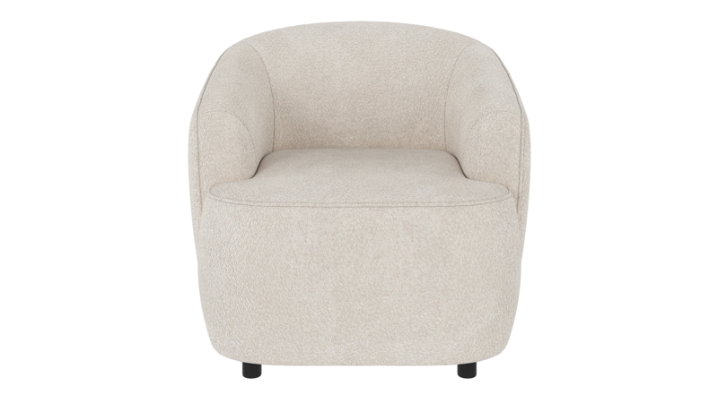 125642 b sb A Dermot lounge chair ivory fabric Anna #20 (c3).
