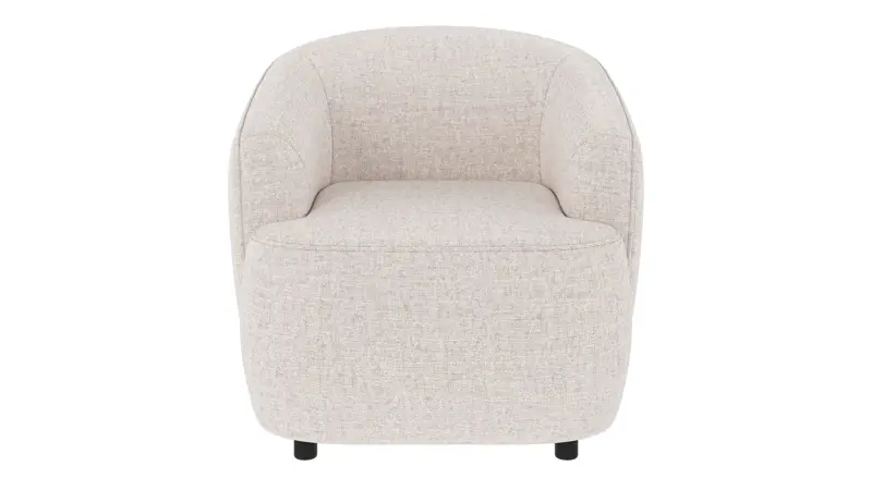 125684 b sb A Dermot lounge chair light beige fabric Oscar #1 (c3).