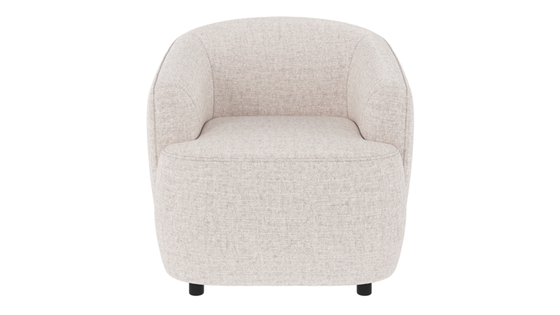 125684 b sb A Dermot lounge chair light beige fabric Oscar #1 (c3).