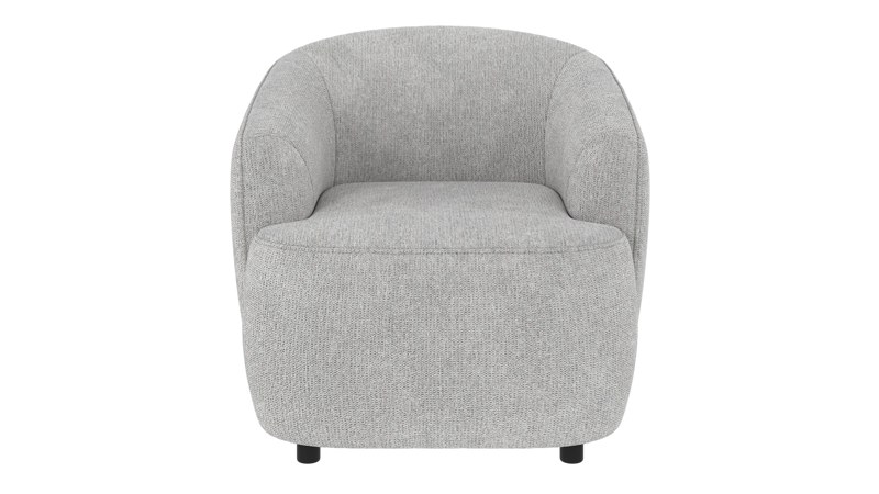 125544 b sb A Dermot lounge chair light grey fabric Max #60 (c2).