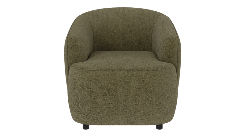 125550 b sb A Dermot lounge chair dark green fabric Max #88 (c2).