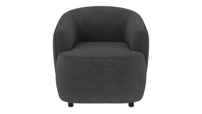 125554 b sb A Dermot lounge chair dark grey fabric Max #169 (c2).