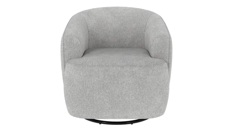 125545 b sb A Dermot lounge chair swivel+swing light grey fabric Max #60 (c2).