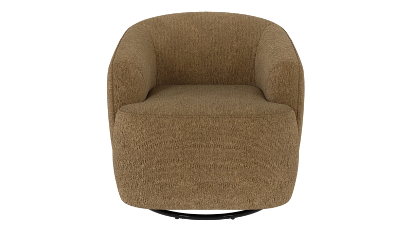 125547 b sb A Dermot lounge chair swivel+swing yellow fabric Max #170 (c2).