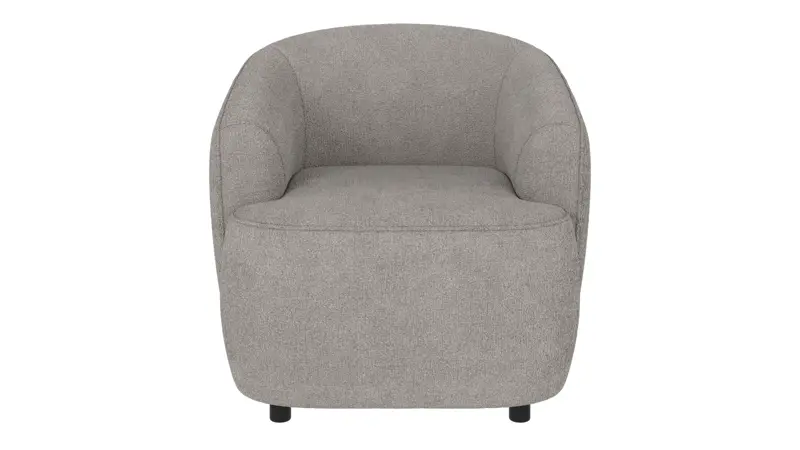 125466 b sb A Dermot lounge chair light grey fabric Greg #17 (c2).
