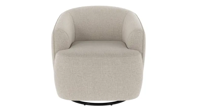 125485 b sb A Dermot lounge chair swivel+swing light grey fabric Robin #01 (c3).