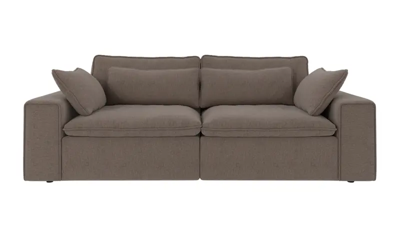 122864 b sb A Rawlins sofa 3-seater beige fabric Brenda #34 (c1).