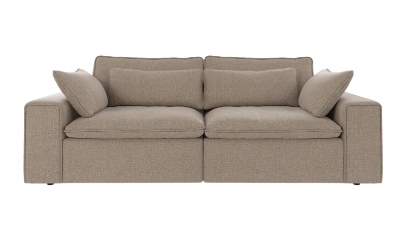 122900 b sb A Rawlins sofa 3-seater grey-beige fabric Robin #109 (c3).